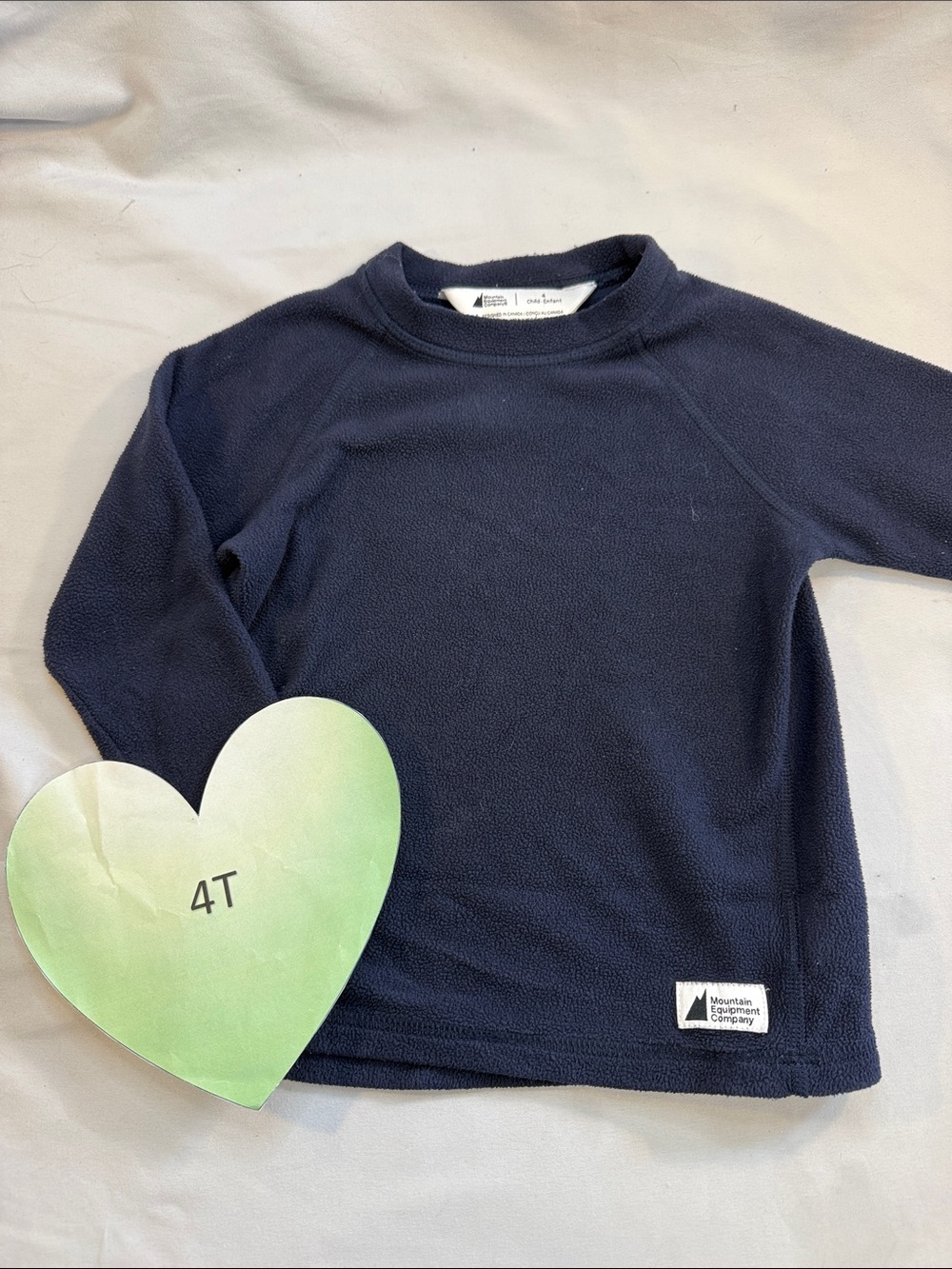 MEC Kids Navy Fleece Long-Sleeve Pullover